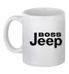 Чашка керамическая Boss Jeep Белый фото