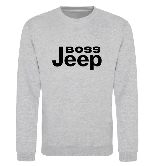 Світшот Boss Jeep Сірий меланж фото