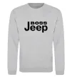 Світшот Boss Jeep Сірий меланж фото