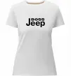 Жіноча преміум футболка Boss Jeep Білий фото