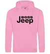 Мужская толстовка (худи) Boss Jeep Розовый фото