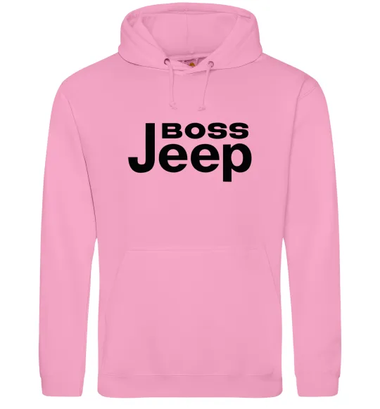Женская толстовка (худи) Boss Jeep Розовый фото
