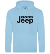 Женская толстовка (худи) Boss Jeep Голубой фото
