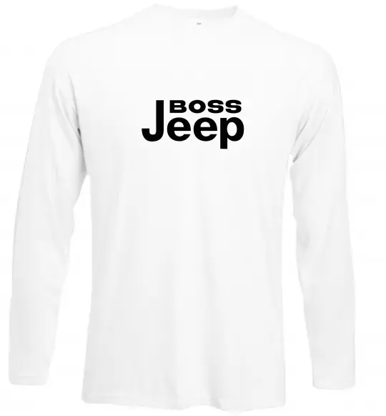 Лонгслив Boss Jeep Белый фото