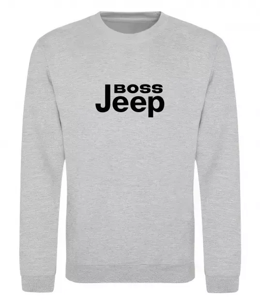 Світшот Boss Jeep Сірий меланж фото