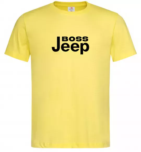 Мужская футболка Boss Jeep Лимонный фото