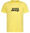 Мужская футболка Boss Jeep Лимонный Мужская футболка Boss Jeep Лимонный фото