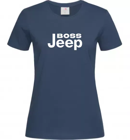 Жіноча футболка Boss Jeep Темно-синій фото
