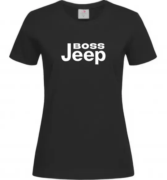 Жіноча футболка Boss Jeep Чорний фото