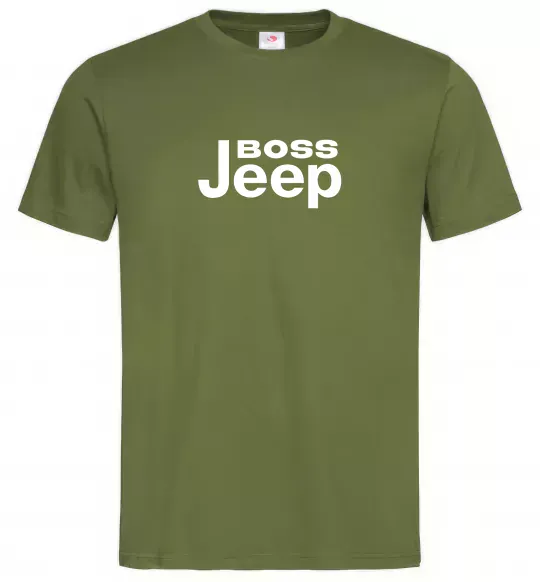 Мужская футболка Boss Jeep Оливковый фото