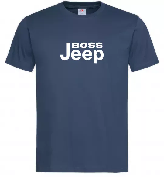 Мужская футболка Boss Jeep Темно-синий фото