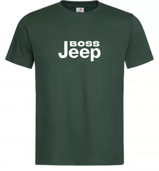 Мужская футболка Boss Jeep Темно-зеленый фото