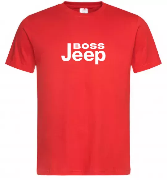 Мужская футболка Boss Jeep Красный фото