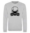 Світшот Jeep skull Сірий меланж фото