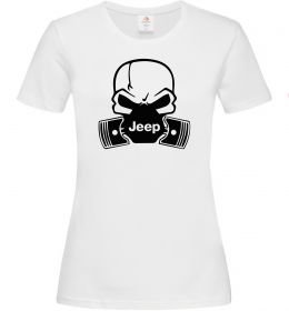 Женская футболка Jeep skull