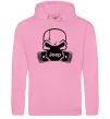 Мужская толстовка (худи) Jeep skull Розовый фото