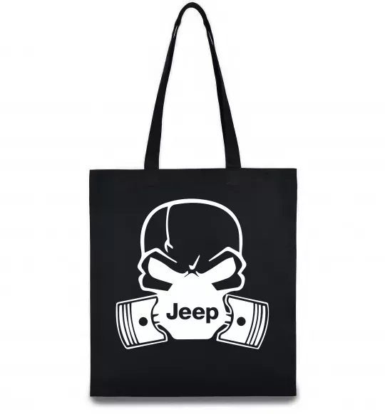 Еко-сумка Jeep skull Чорний фото