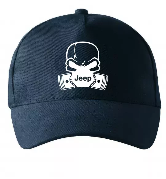 Кепка Jeep skull Темно-синий фото