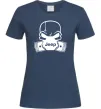 Женская футболка Jeep skull Темно-синий фото