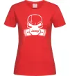 Женская футболка Jeep skull Красный фото