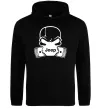 Женская толстовка (худи) Jeep skull Черный фото