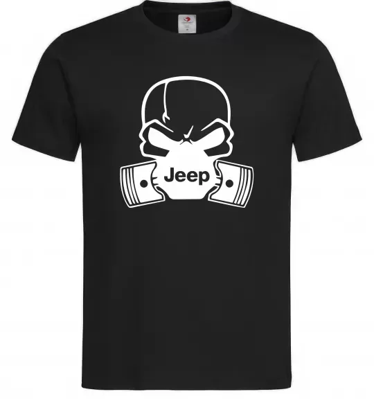 Чоловіча футболка Jeep skull Чорний фото