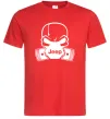 Чоловіча футболка Jeep skull Червоний фото