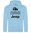 Чоловіча толстовка (худі) You can drive a Jeep Блакитний фото