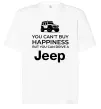 Футболка Оверсайз You can drive a Jeep Белый Футболка Оверсайз You can drive a Jeep Белый фото
