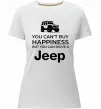 Женская премиум футболка You can drive a Jeep Белый фото