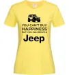 Жіноча футболка You can drive a Jeep Лимонний фото