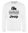 Свитшот You can drive a Jeep Белый фото