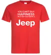 Чоловіча футболка You can drive a Jeep Червоний фото