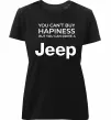 Женская премиум футболка You can drive a Jeep Черный фото