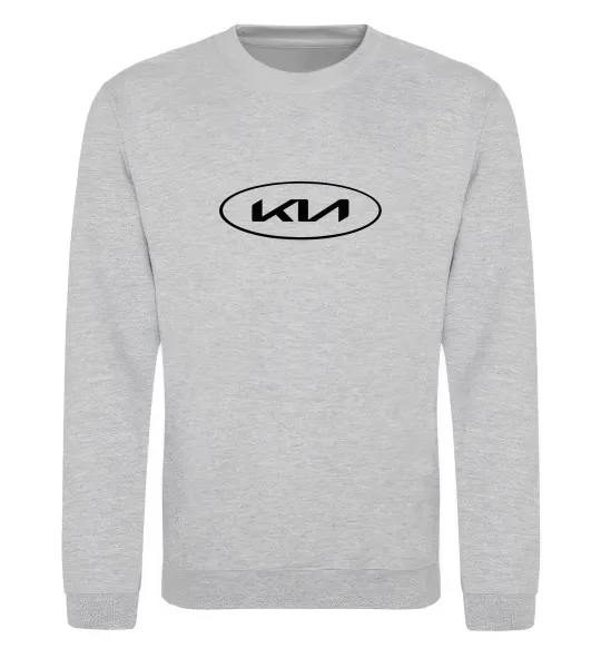 Свитшот Kia logo Серый меланж фото