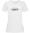 Женская футболка Kia logo Белый фото