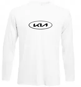 Лонгслів Kia logo Білий фото