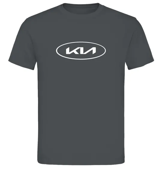 Мужская футболка Kia logo Графит фото