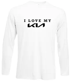 Лонгслив KIA one love Белый фото