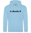 Чоловіча толстовка (худі) I <3 KIA Блакитний фото