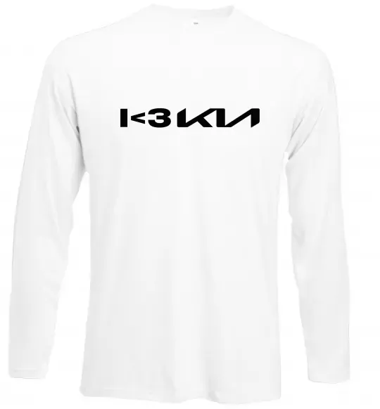 Лонгслив I <3 KIA Белый фото