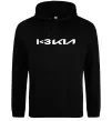 Мужская толстовка (худи) I <3 KIA Черный фото