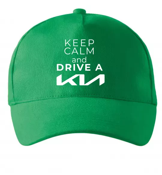 Кепка Keep calm and drive KIA Зелений фото