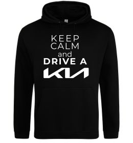 Чоловіча толстовка (худі) Keep calm and drive KIA