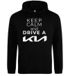 Жіноча толстовка (худі) Keep calm and drive KIA Чорний фото