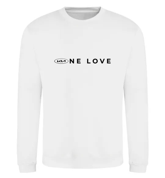 Свитшот KIA one love Белый фото