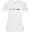 Жіноча футболка KIA one love Білий фото