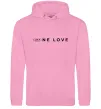 Женская толстовка (худи) KIA one love Розовый фото