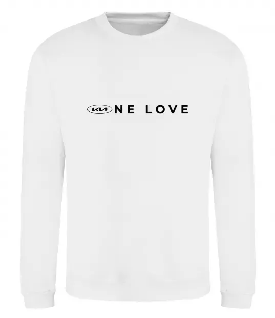 Світшот KIA one love Білий фото