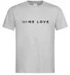 Мужская футболка KIA one love Серый фото